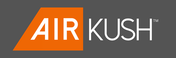 AIRKUSH Logo with white text transparent background (2160x720)
